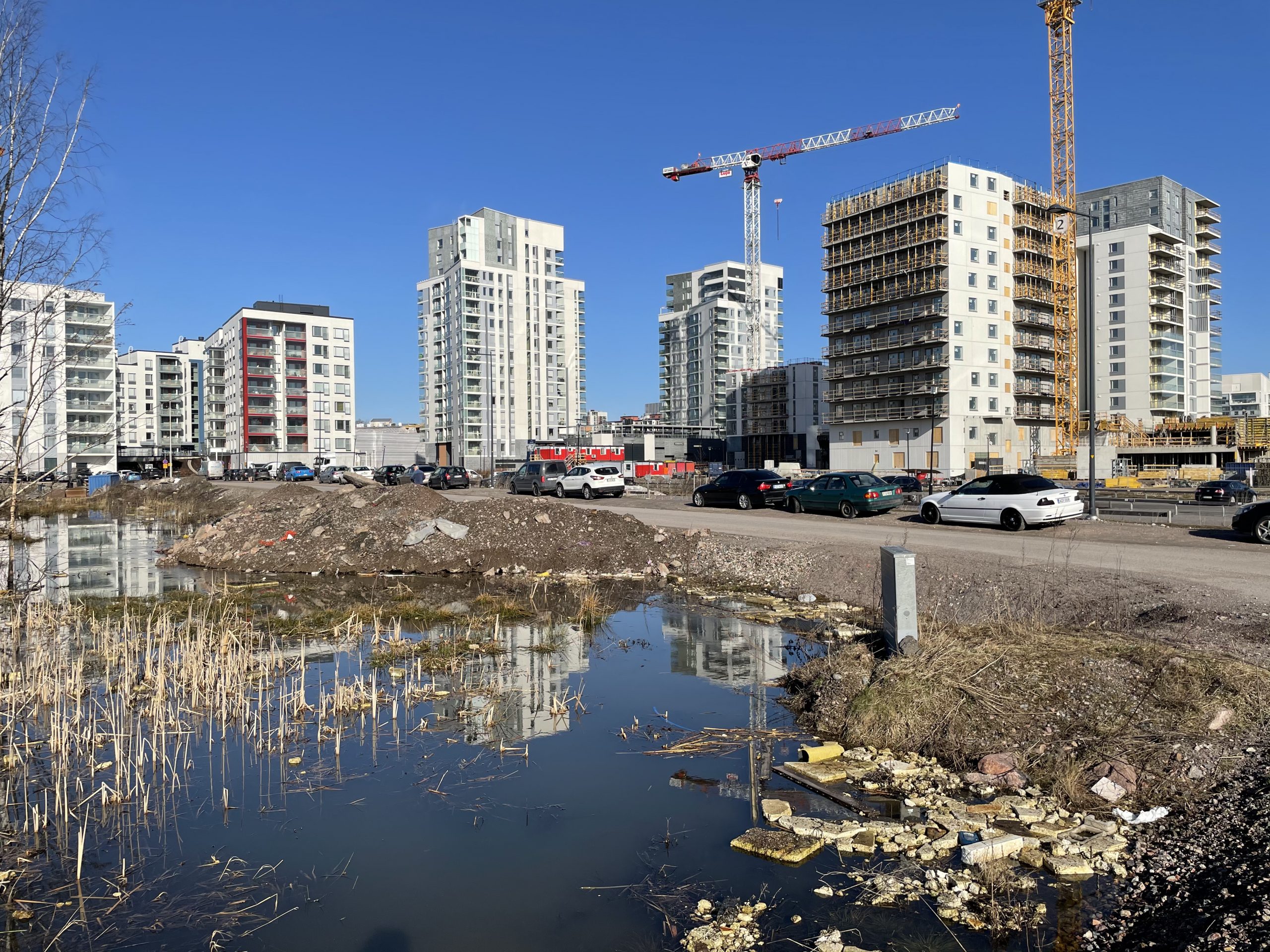 Aluerakentamisen projektit